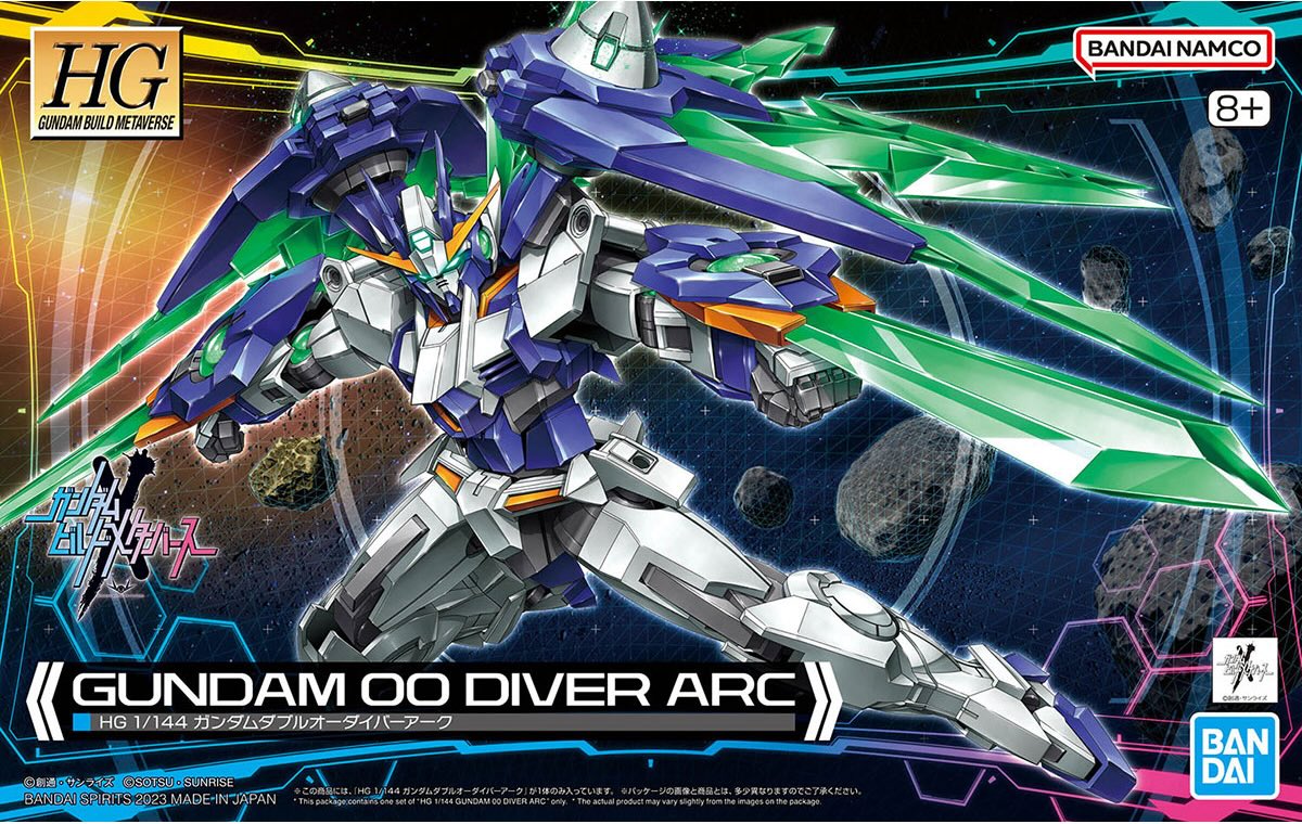 1/144 HG Gundam 00 Diver Arc ca.14cm