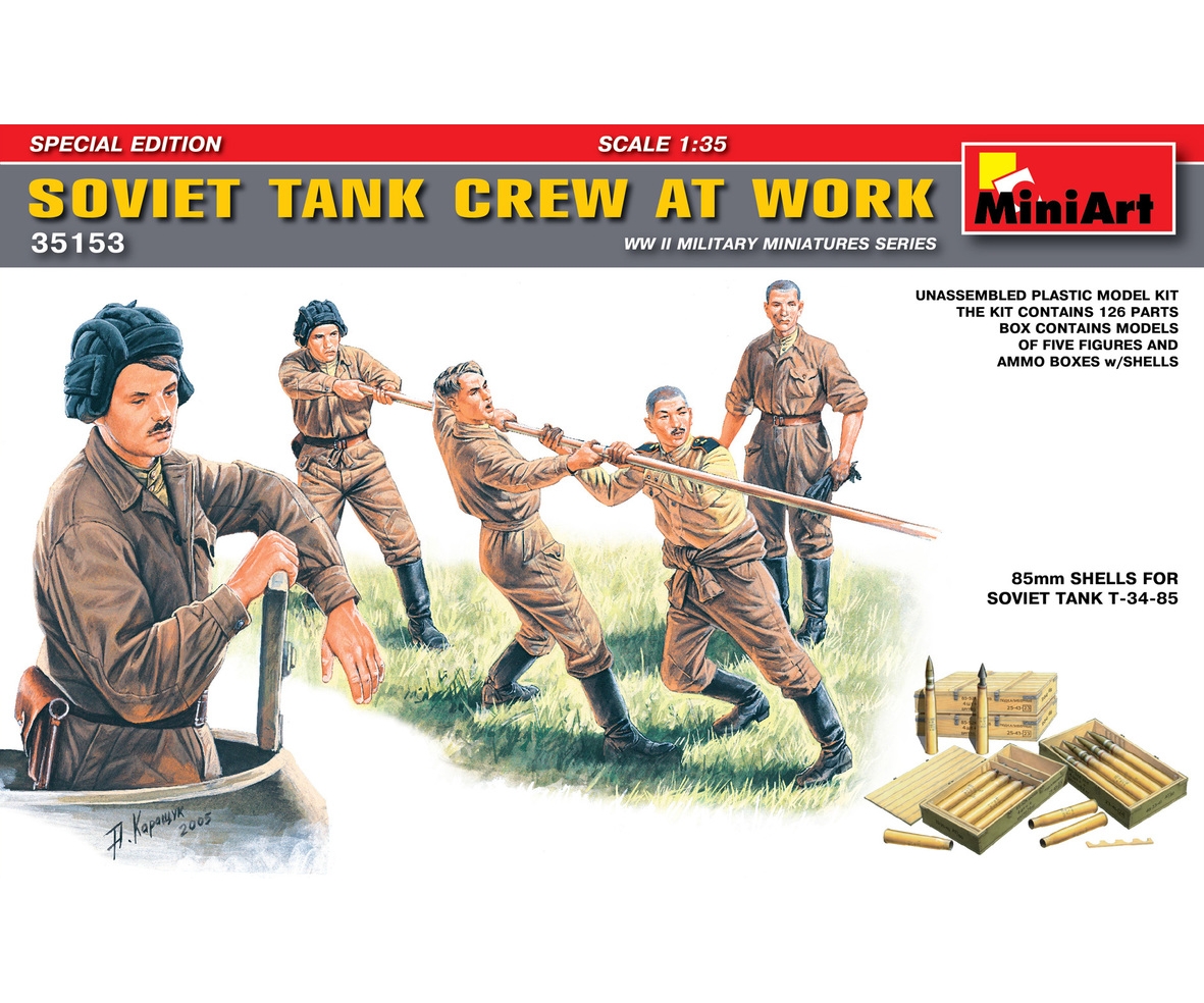 Soviet Tank Crew at Work Spec